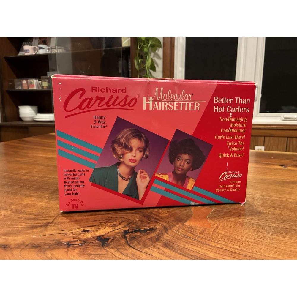 NEW Vintage Richard Caruso Molecular Hairsetter 3-Way Traveler Steam Rollers